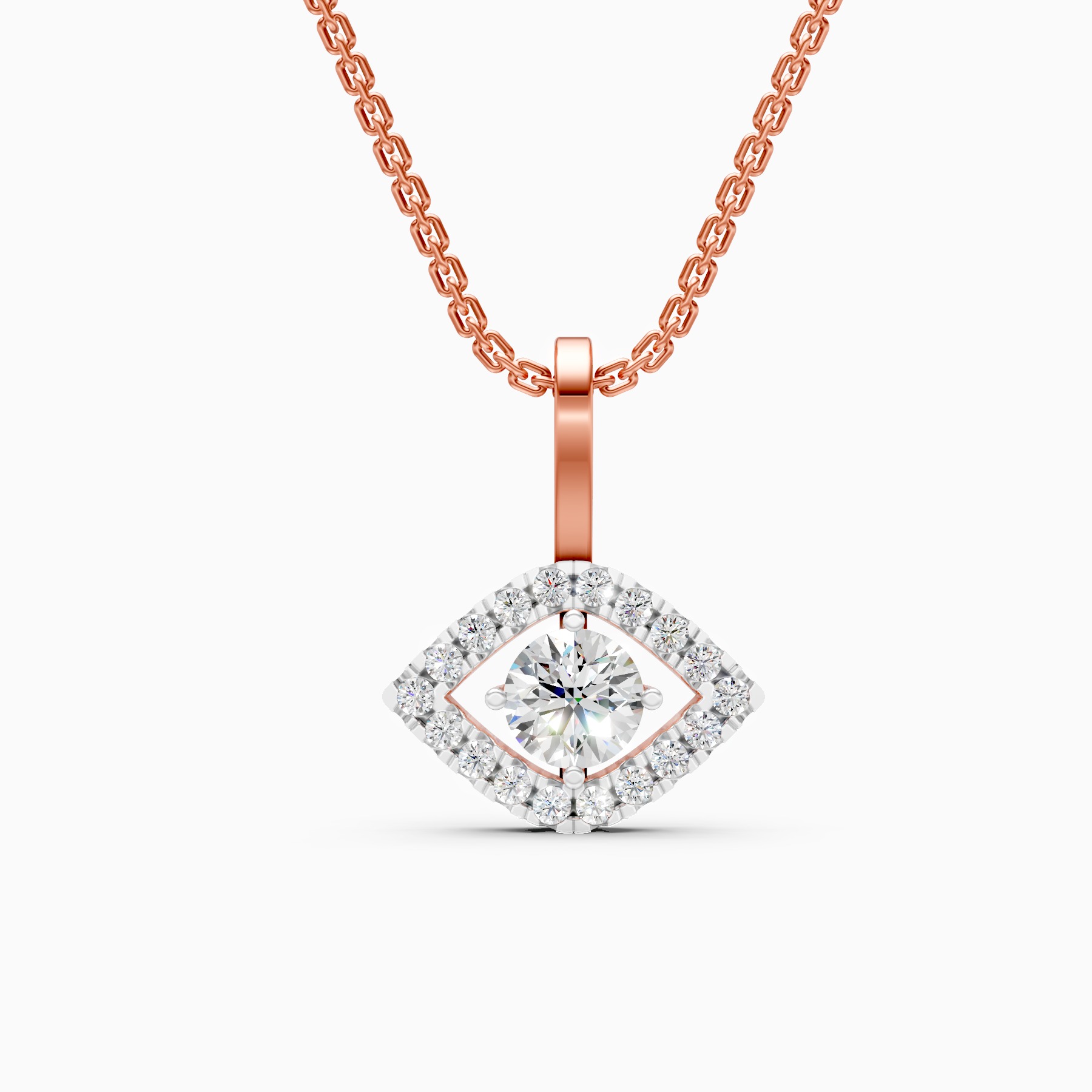 Twinkle Eye Lab Grown Diamond Pendant
